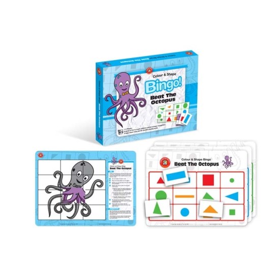 Beat the Octopus (Colour & Shape Bingo)