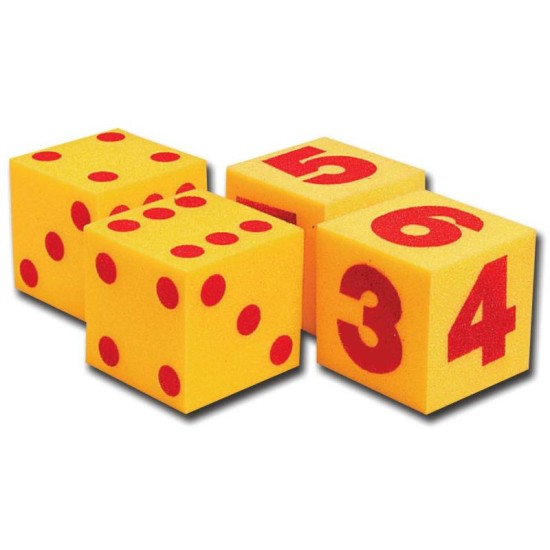 Giant Foam Dice Set Of 2 | Foam Dice 