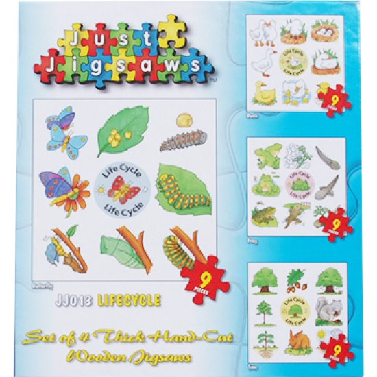 Life Cycle Jigsaw Set Of 4 