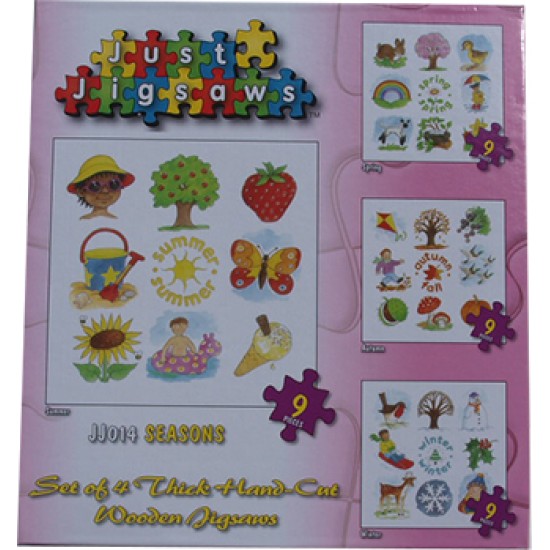 Seasons Jigsaw Set OF 4