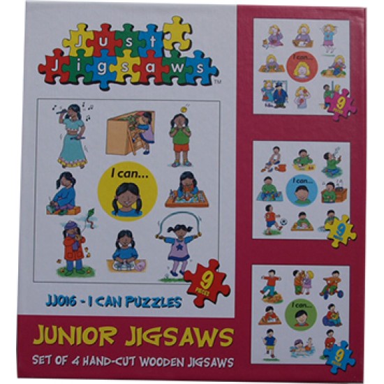 I Can Jigsaw Set Of 4 