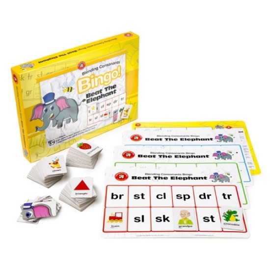 Beat The Elephant (Blending Consonants Bingo) 