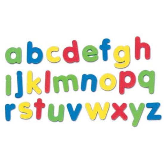 Magnetic Letters Lower Case Foam