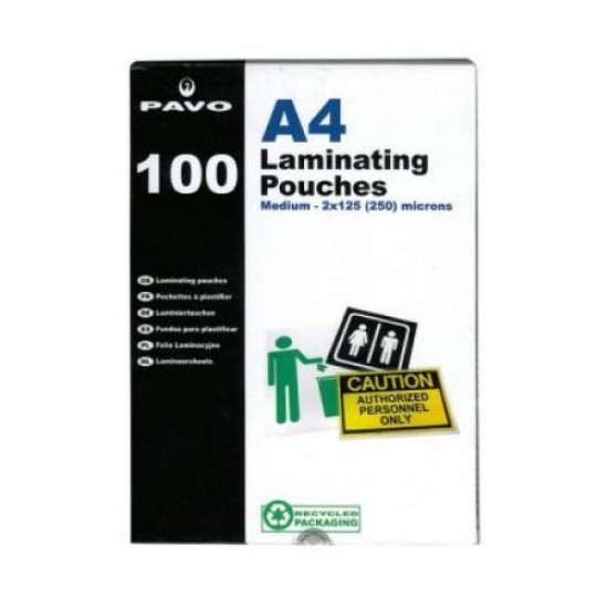 A4 Laminator Pouches 250 Micron Heavy Duty