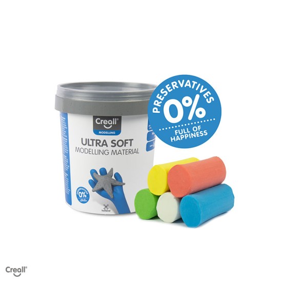 Assorted Bright Ultra Soft Modelling Material Tub