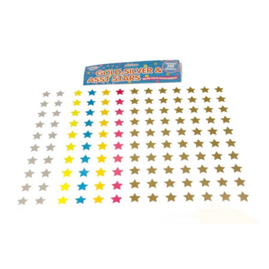 Assorted Stars Reward Stickers