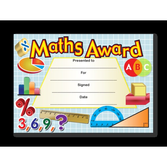 Award Certs Maths Award