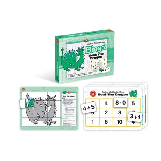 Beat The Dragon (Addition And Subtraction Bingo) 