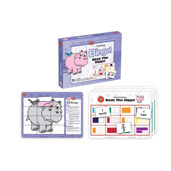 Beat The Hippo (Fraction Bingo)