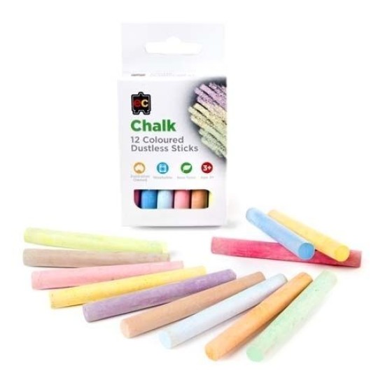 Chalk Coloured Box Of 12