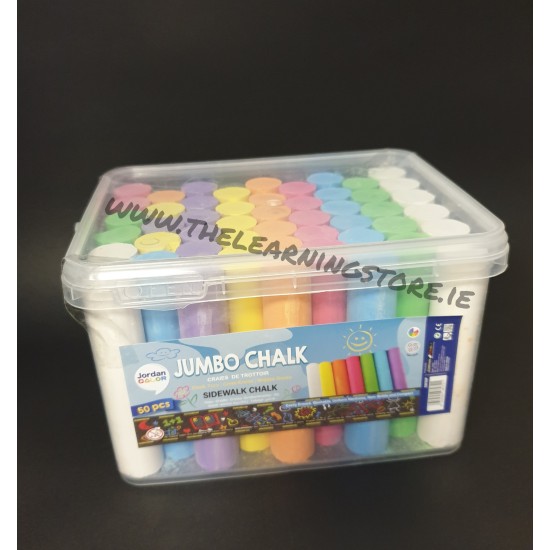 Chalk for Street/ Playground 50's Jumbo Assorted sticks