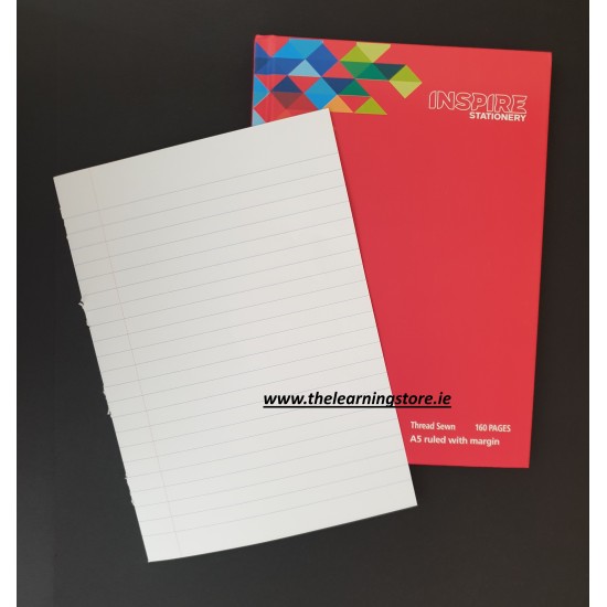 Copybook: Hardback A5 160 Page Pack of 5