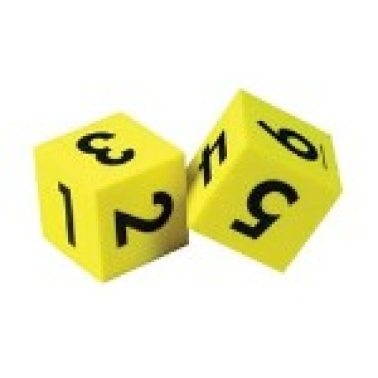 Dice Numbers Foam 5cm