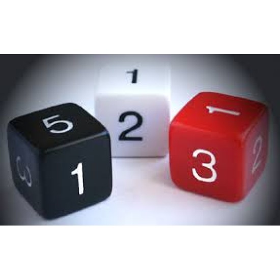 Dice Pack of 30 Numbers