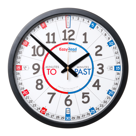 EasyRead Time Teacher Past & To Playground Wall Clock