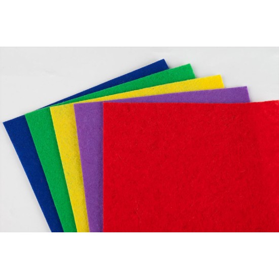 Felt Sheets 10 Assorted Colours 