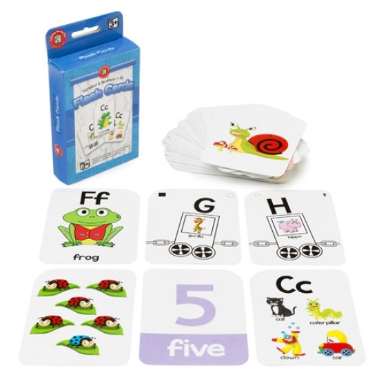 Flash Cards Alphabet & Numbers 1-10