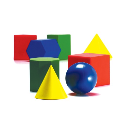 Geometric 3D Shapes Set Of 17