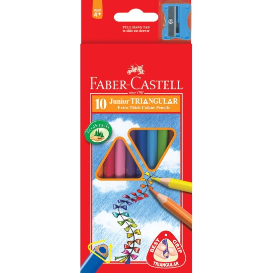 Junior Triangular Colouring Pencils 10`s