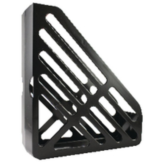 Magazine Rack Plastic Black Pack of 10