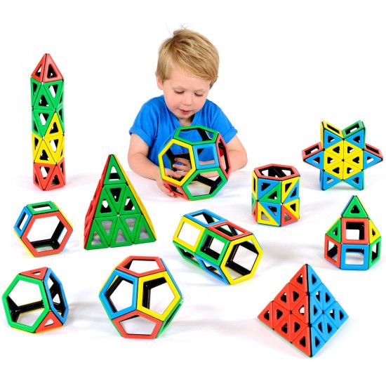 Magnetic Polydron Class Set