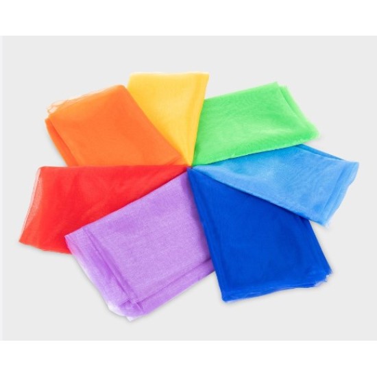 Rainbow Organza pack of 7