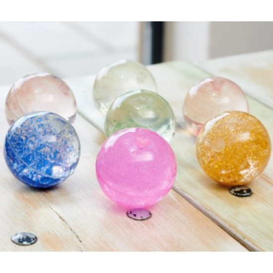 Sensory Rainbow Glitter Balls pack of 7