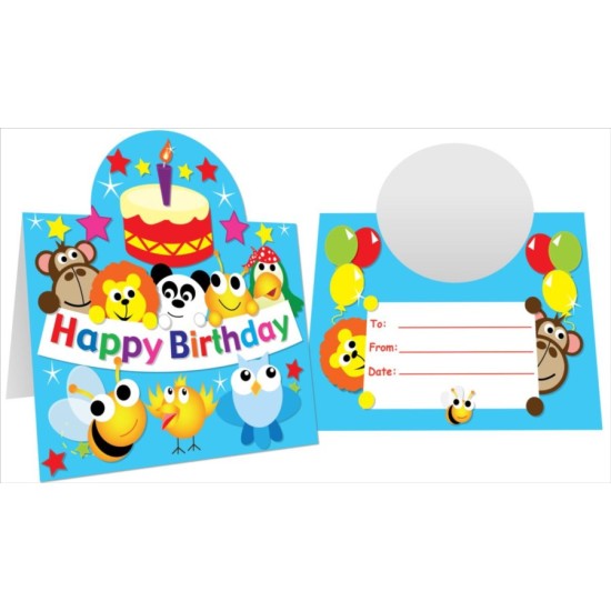 Stand Up Happy Birthday Certificates