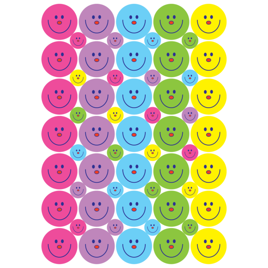 Sticker "Smiley Faces" 24 &10mm