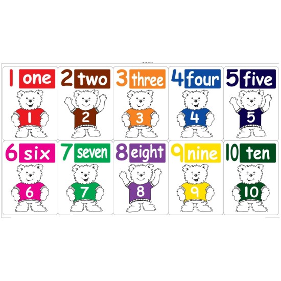 Teddy Bear Number Cards