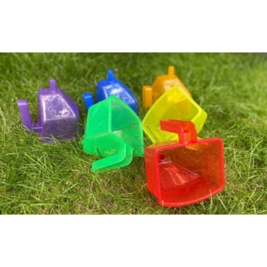 Translucent Colour Funnels pack of 6